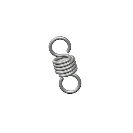Approved Vendor Extension Spring, O= .500, L= 1.25, W= .075 G809960380